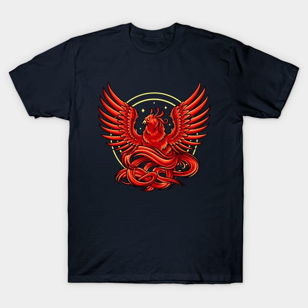 Phoenix Rise T-Shirt by machmigo